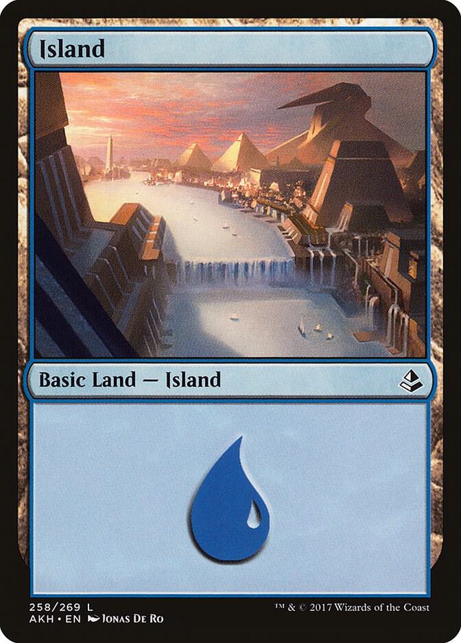 Island (258) - Amonkhet (AKH)