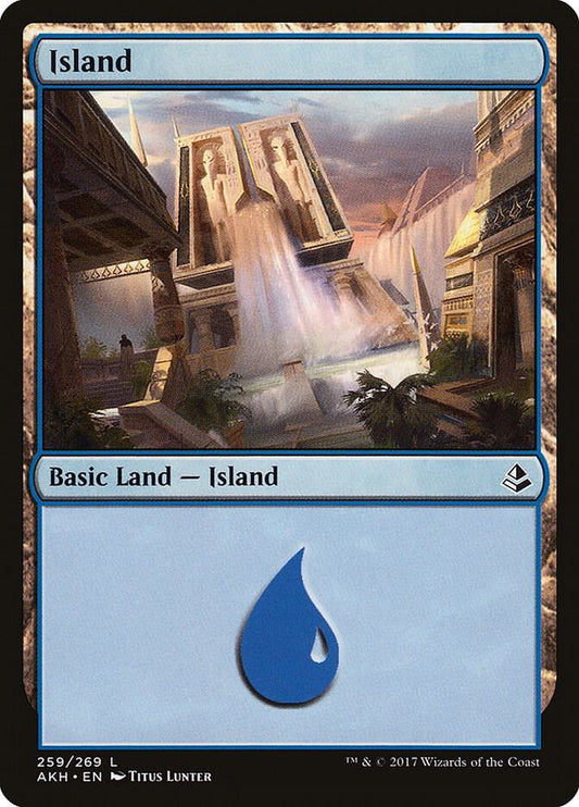 Island (259) - Amonkhet (AKH)