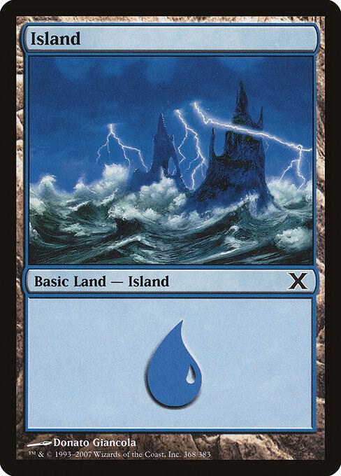 Island (368) - 10th Edition (10E)