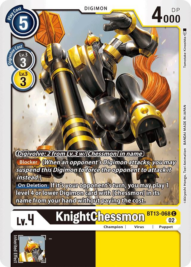 KnightChessmon BT13-068 - Versus Royal Knights (BT13)