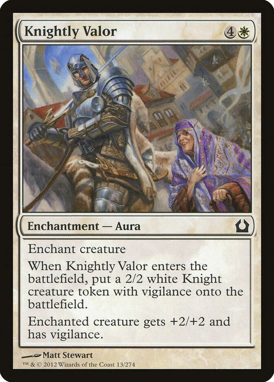 Knightly Valor - Return to Ravnica (RTR)