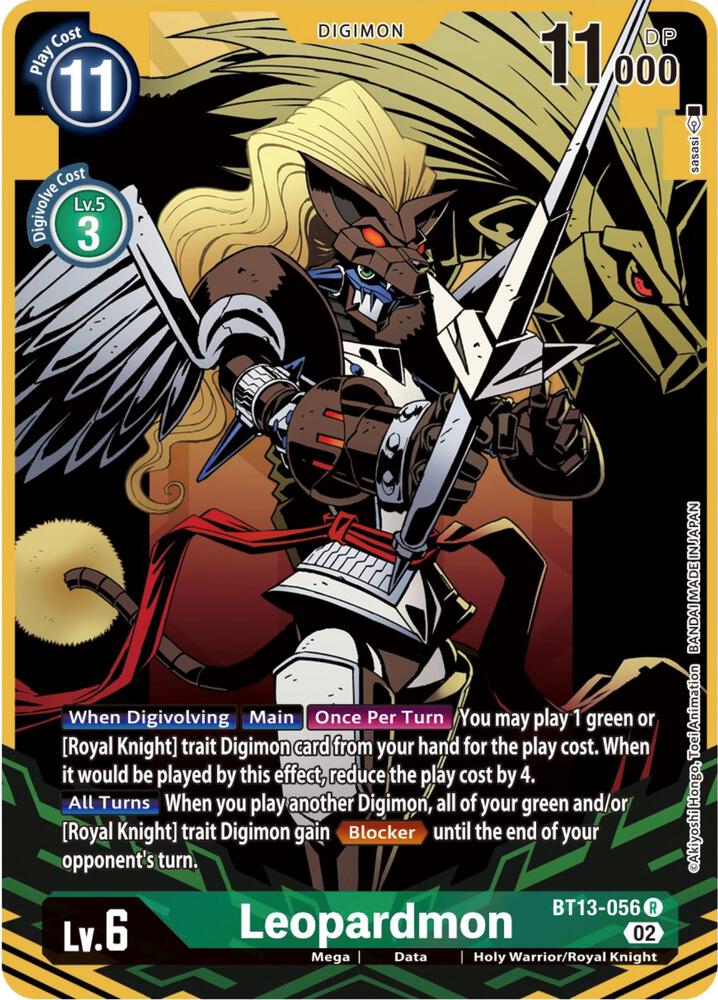 Leopardmon (Alternate Art) - Versus Royal Knights (BT13)