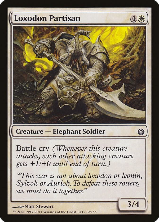 Loxodon Partisan - Mirrodin Besieged (MBS)