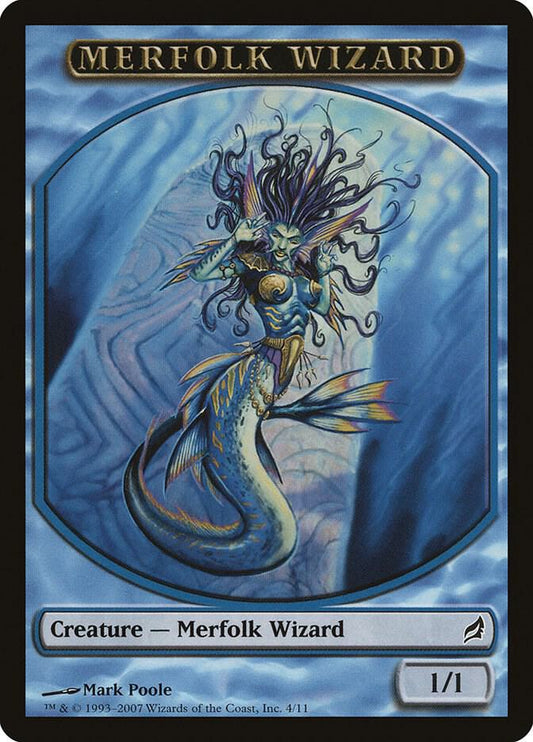 Merfolk Wizard Token - Lorwyn (LRW)