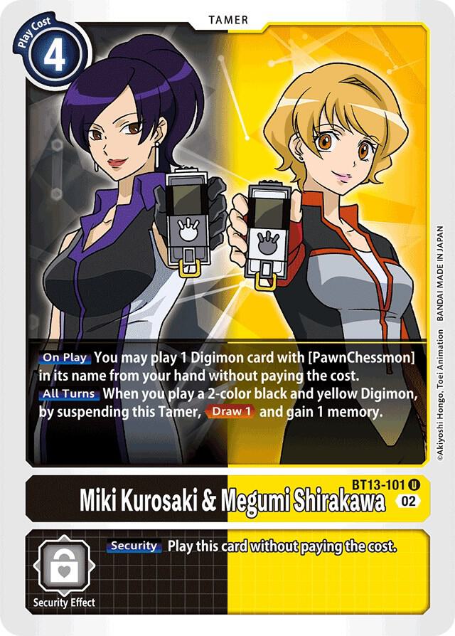 Miki Kurosaki & Megumi Shirakawa - Versus Royal Knights (BT13)