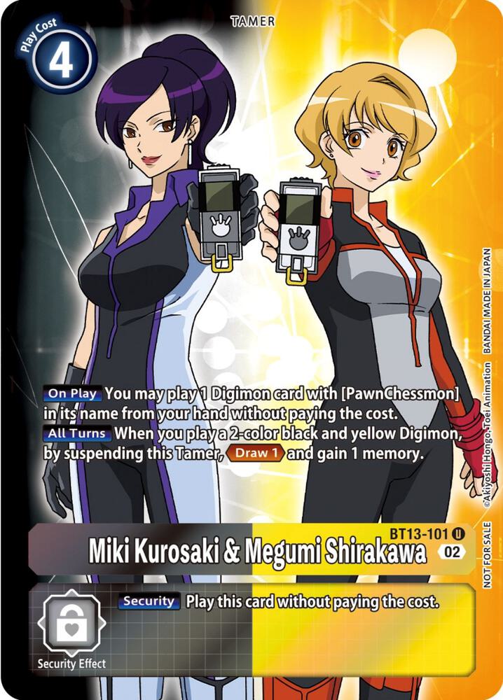 Miki Kurosaki & Megumi Shirakawa (Box Topper) - Versus Royal Knights (BT13)