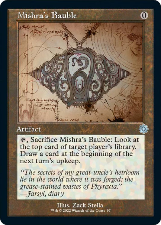 Mishra's Bauble (Schematic) - The Brothers' War: Retro Frame Artifacts (BRR)