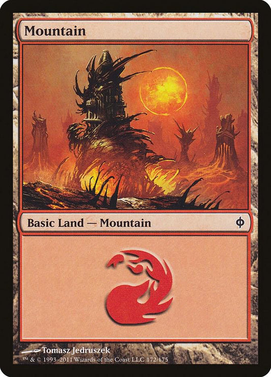 Mountain (172) - New Phyrexia (NPH)