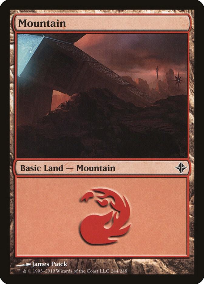 Mountain (244) - Rise of the Eldrazi (ROE)