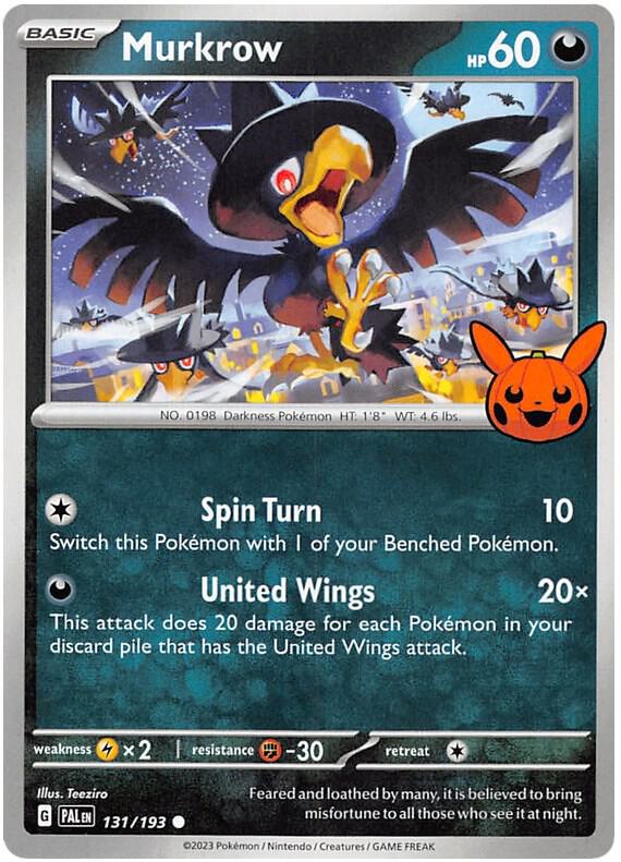 Murkrow - Trick or Trade BOOster Bundle 2023 (TTBB23)