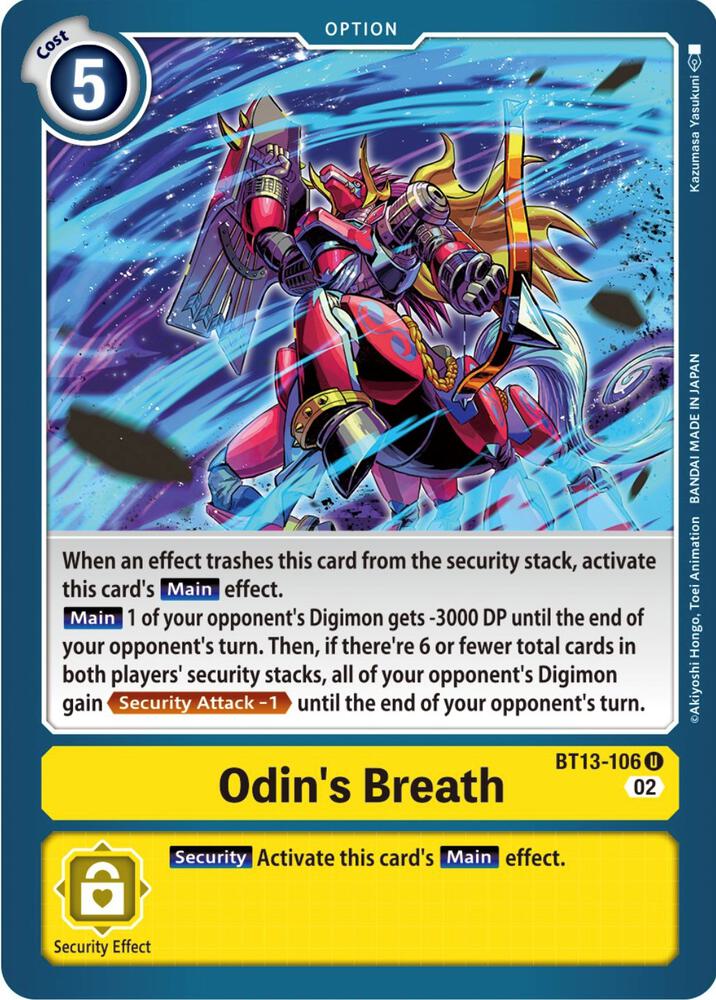 Odin's Breath - Versus Royal Knights (BT13)