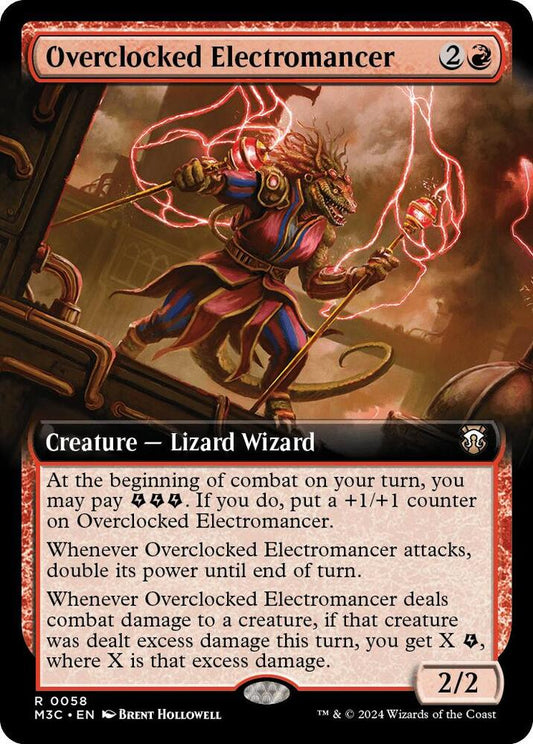 Overclocked Electromancer (Extended Art) - Commander: Modern Horizons 3 (M3C)