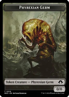 Phyrexian Germ // Zombie Army Double-Sided Token - Modern Horizons 3 (MH3)