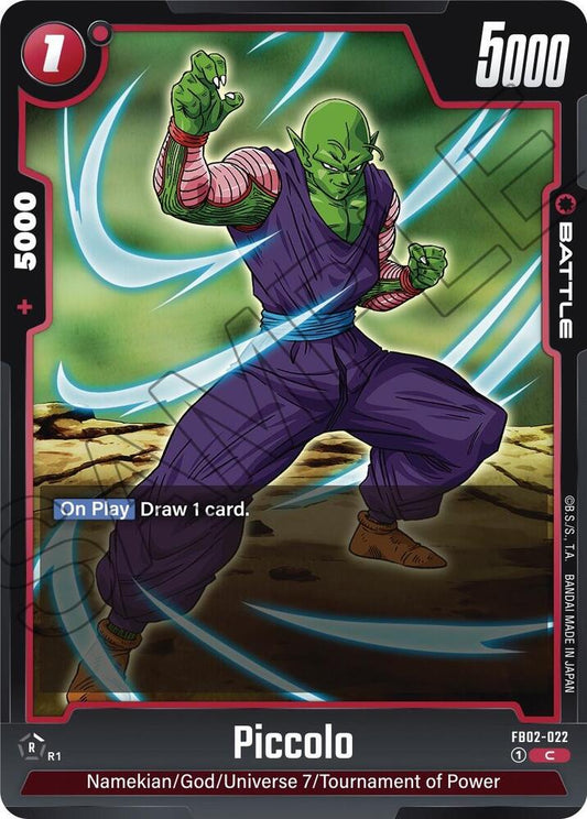 Piccolo - FB02-022 - Blazing Aura (FB02)