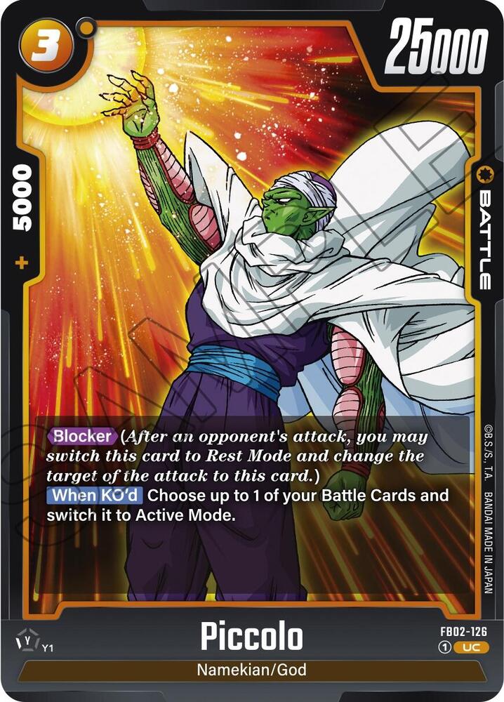 Piccolo - FB02-126 - Blazing Aura (FB02)