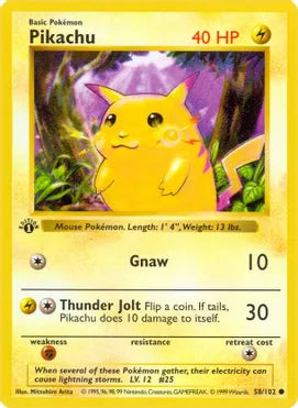 Pikachu - Base Set (BS)