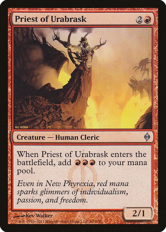 Priest of Urabrask - New Phyrexia (NPH)