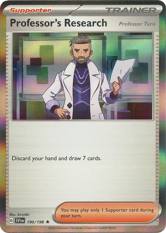 Professor's Research - 190/198 - SV01: Scarlet & Violet Base Set (SV1)