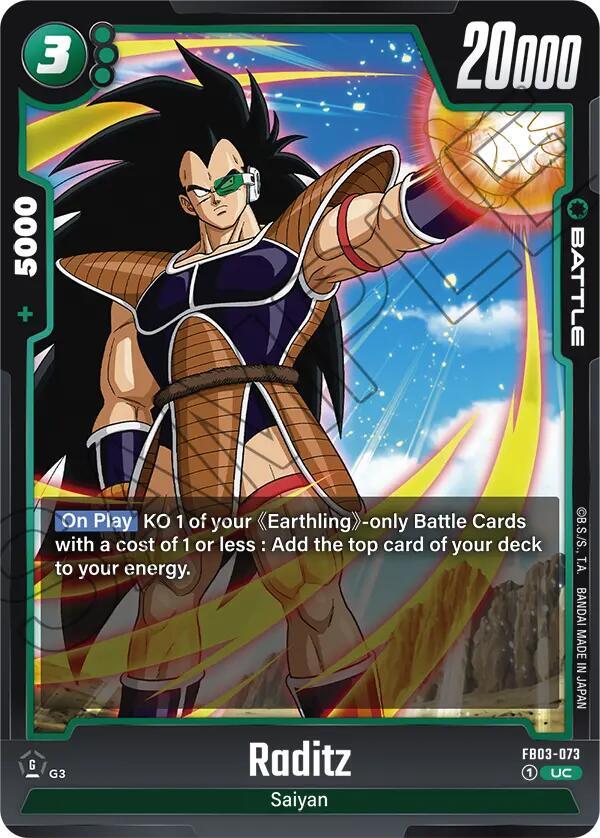 Raditz - FB03-073 - Raging Roar