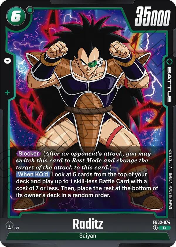 Raditz - FB03-074 - Raging Roar