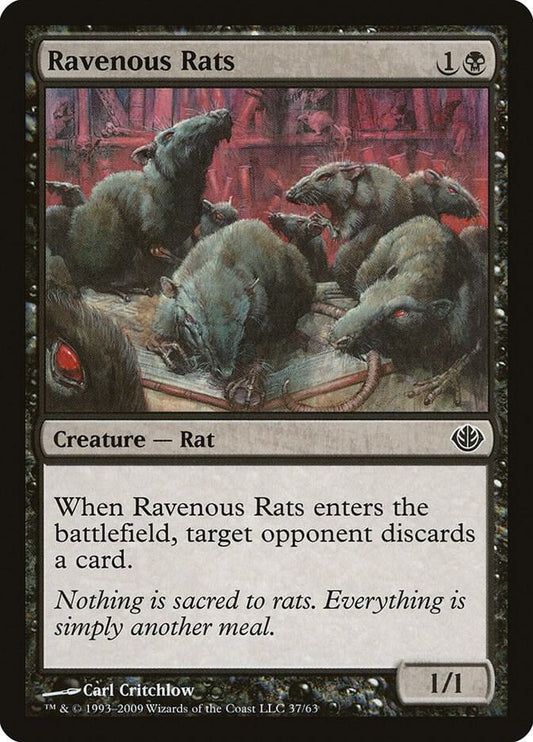 Ravenous Rats - Duel Decks: Garruk vs. Liliana (DDD)