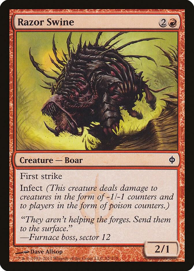 Razor Swine - New Phyrexia (NPH)