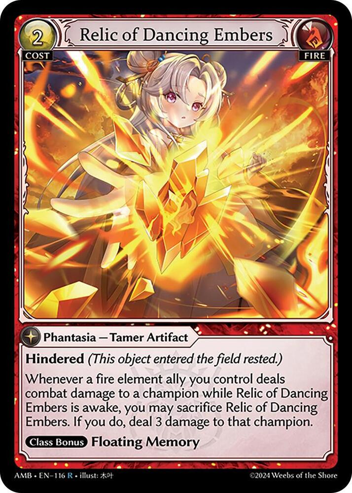 Relic of Dancing Embers - Mortal Ambition (AMB1E)