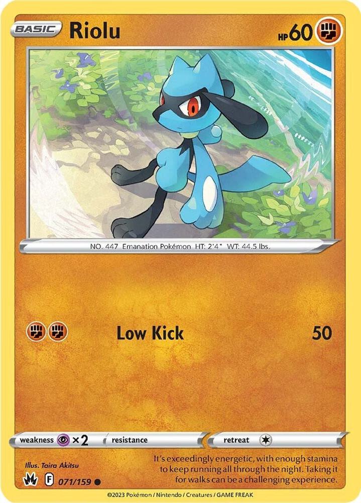 Riolu - Crown Zenith (CRZ)