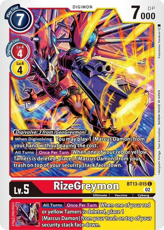 RizeGreymon - Versus Royal Knights (BT13)