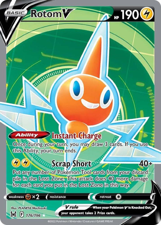 Rotom V (Full Art) - SWSH11: Lost Origin (SWSH11)