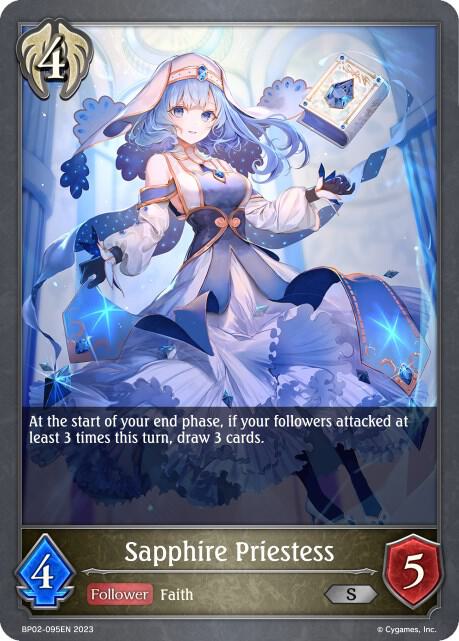 Sapphire Priestess - Reign of Bahamut (BP02)