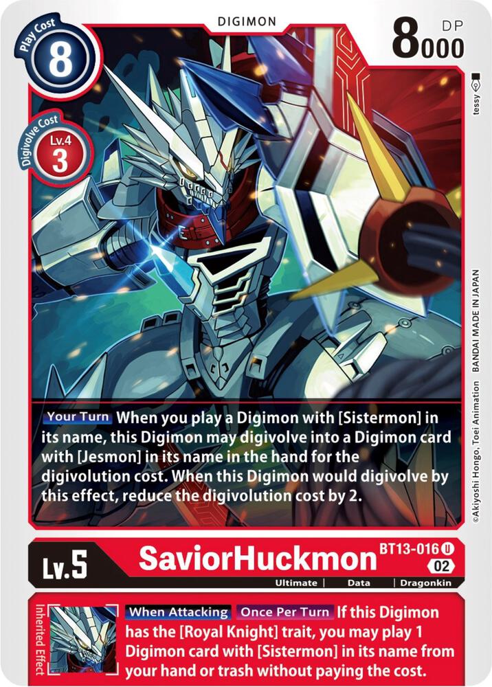 SaviorHuckmon - Versus Royal Knights (BT13)