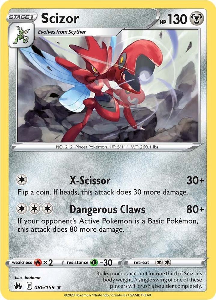 Scizor - Crown Zenith (CRZ)