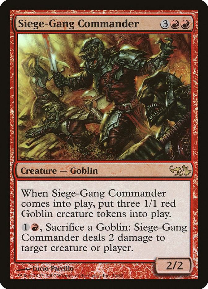 Siege-Gang Commander - Duel Decks: Elves vs. Goblins (EVG)