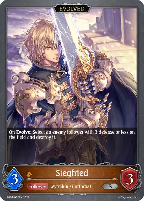 Siegfried (Evolved) - Reign of Bahamut (BP02)