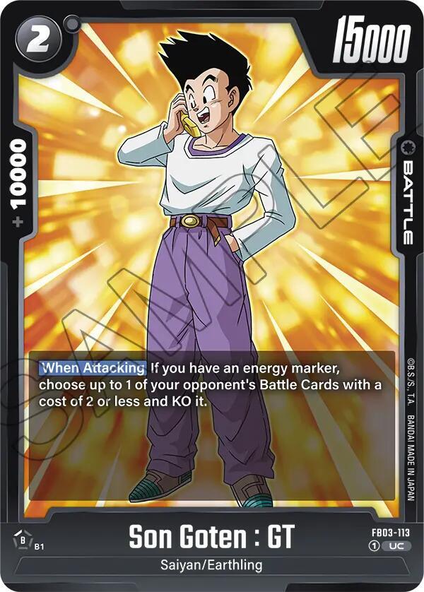 Son Goten : GT - Raging Roar