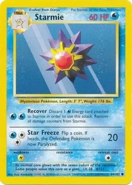 Starmie - Base Set (BS)