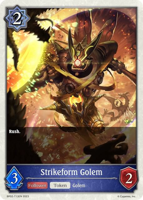 Strikeform Golem - Reign of Bahamut (BP02)