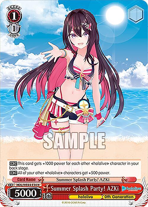 Summer Splash Party! AZKi - hololive production Summer Collection Premium Booster (HOL)