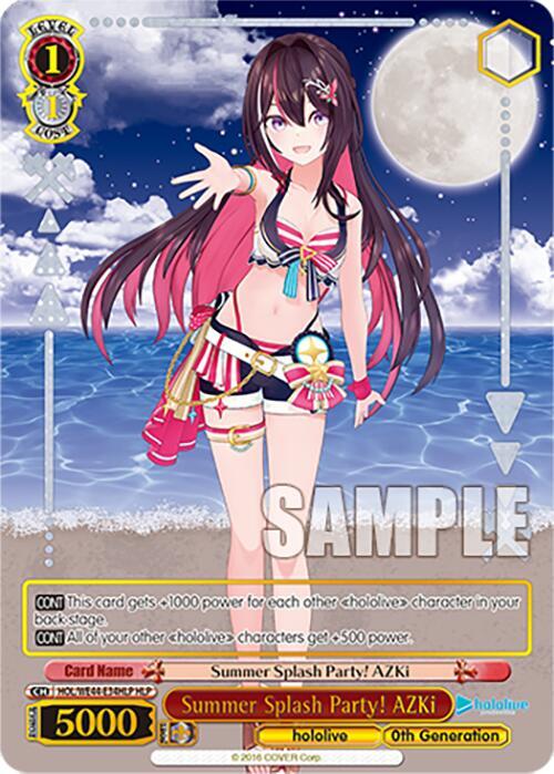 Summer Splash Party! AZKi (HLP) - hololive production Summer Collection Premium Booster (HOL)