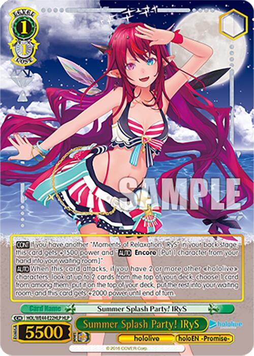 Summer Splash Party! IRyS (HLP) - hololive production Summer Collection Premium Booster (HOL)