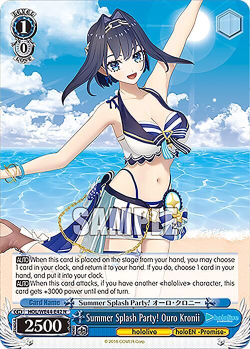 Summer Splash Party! Ouro Kronii - hololive production Summer Collection Premium Booster (HOL)