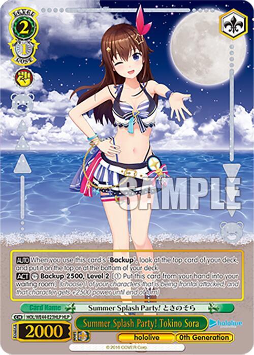 Summer Splash Party! Tokino Sora (HLP) - hololive production Summer Collection Premium Booster (HOL)