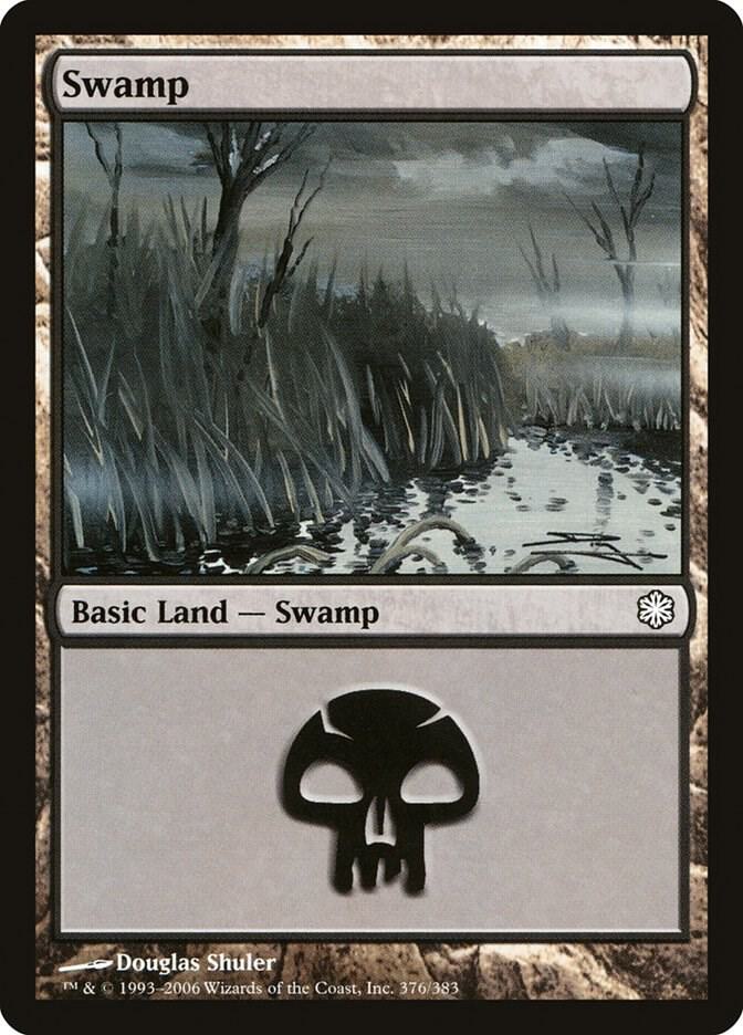 Swamp (376) - Coldsnap Theme Deck Reprints (CTD)