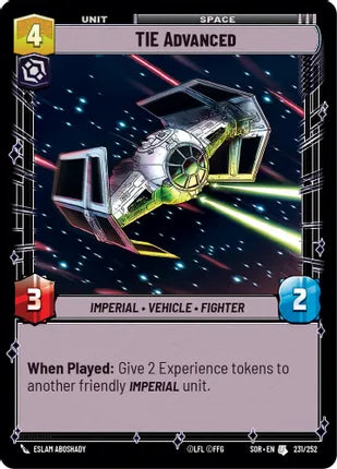 TIE Advanced - Spark of Rebellion (SOR)