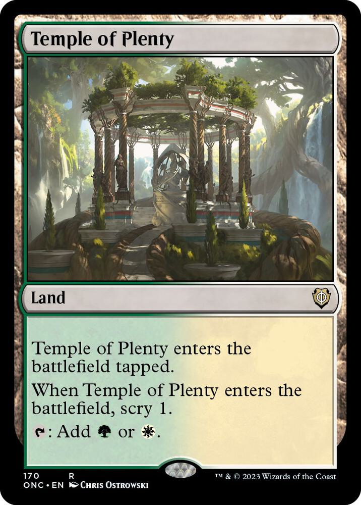 Temple of Plenty - Commander: Phyrexia: All Will Be One (ONC)