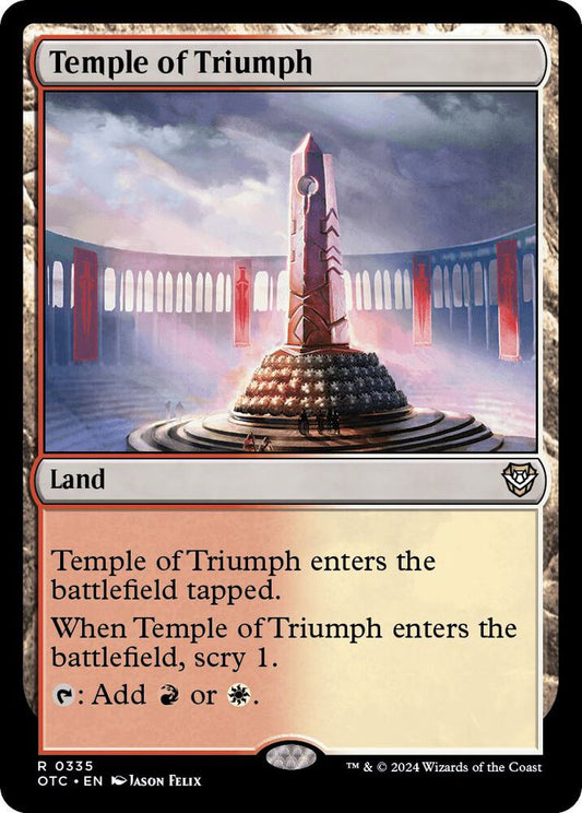 Temple of Triumph - Commander: Outlaws of Thunder Junction (OTC)