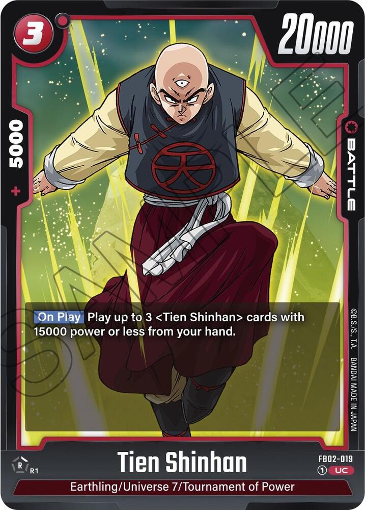 Tien Shinhan - FB02-019 - Blazing Aura (FB02)