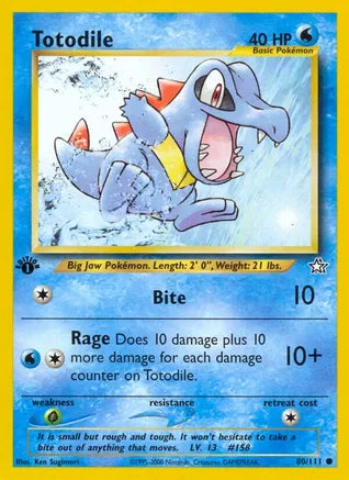 Totodile (80) - Neo Genesis (N1)