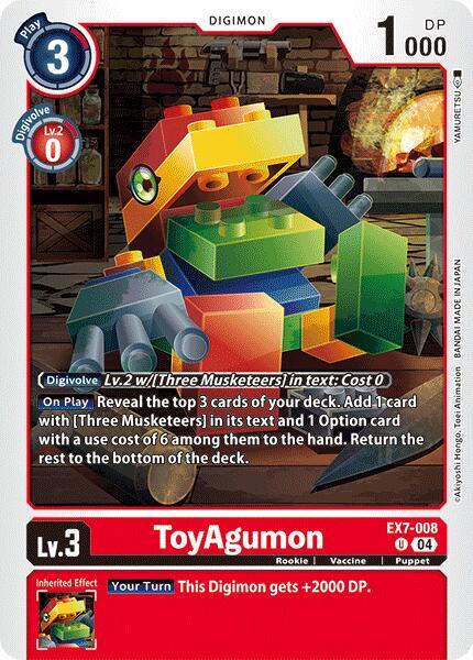 ToyAgumon - EX7-008 - Digimon LIBERATOR (EX07)